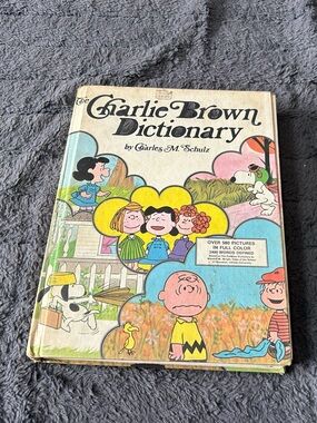 Vintage "The Charlie Brown Dictionary" by Charles M. Schulz, Hardcover Book